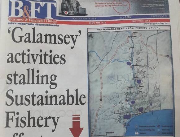 ‘Galamsey’ activities stalling Sustainable Fishery efforts