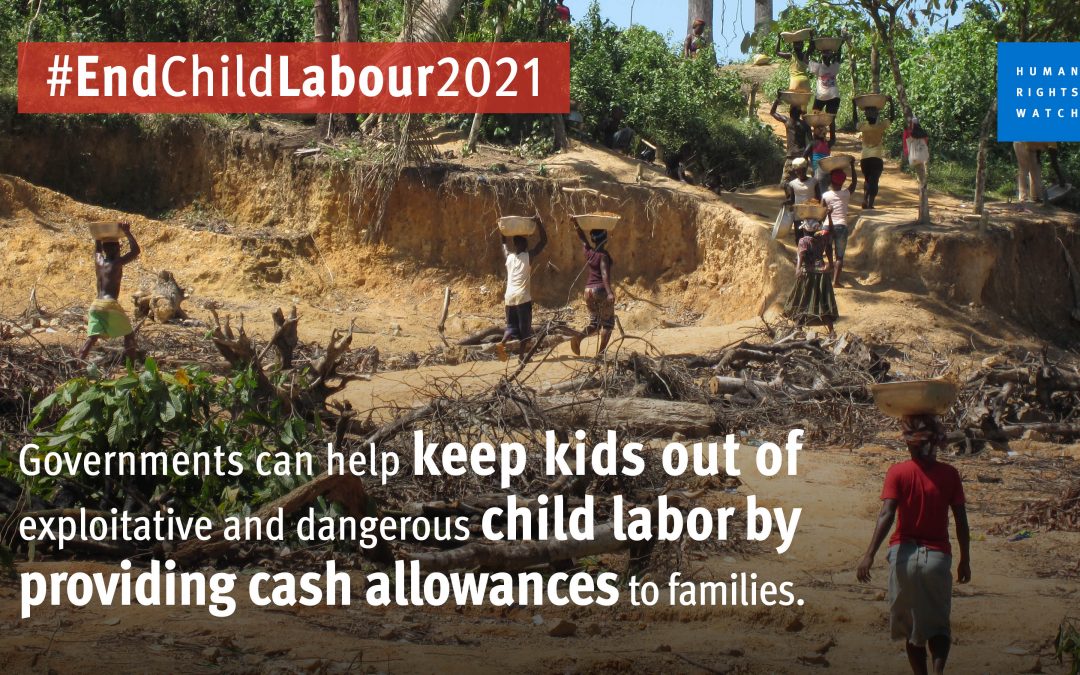 New COVID-19 Report: Meager Government Aid Leaves Children Working Long Hours for Little Pay