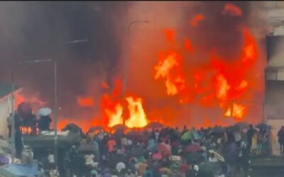 Fire incident at Albert Bosomtwe-Sam fishing harbor, Sekondi